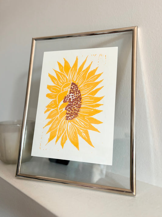 Sunflower - 4x6 print on 5x7 paper