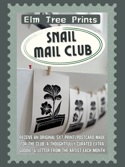 Snail Mail Club: Block of 3, 6, or 12 Months
